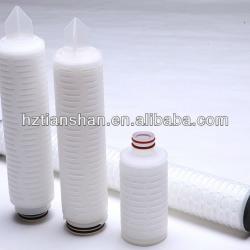 0.22 micron PES pleated filter cartridge for wine/beverage/juice/drinking water/spring water/ pure water making
