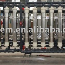 Automatic stainless steel hollow fiber filter system