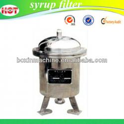 Automatic sugar syrup filter