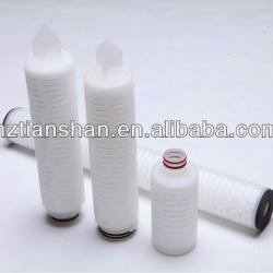 Polyethersulphone / PES pleated filter cartridge