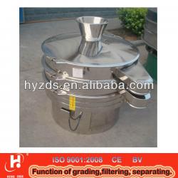 Stainless steel oil vibratory separator with feed hooper