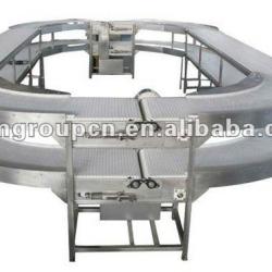 stainless steel table top chain board conveyor system