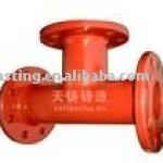 all flanged tee for ductile iron fittings-