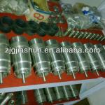 Screw capping head for plastic bottles