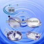 stainless steel sanitary square tank manhole cover for dairy industry-