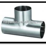 Sanitary stainless steel reducing tee