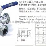 Thread ball valve-