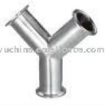 stainless steel y type clamp tee