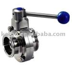 Sanitary stainless steel butterfly valve(ISO, DIN,3A,SMS)