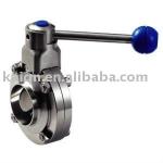 Sanitary stainless steel butterfly valve(ISO, DIN,3A,SMS)