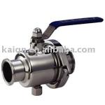 Sanitary quick-install ball valve