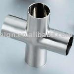 Sanitary stainless steel welded cross-DIN,SMS,BS,ISO,3A,BPE,CMP-