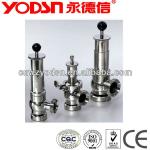 sanitary stainlss steel straight safety valve