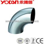 sanitary 90 degree welding elbow (ISO9001:2008 ,CE certificate)