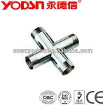 stainless steel pipe cross connector-