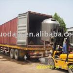 Brewery equipment in delivery
