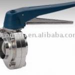 Sanitary Butt Welded Butterfly Valve-