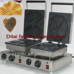 Newly designed heart shape waffle maker machine(factory)