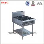 Restaurant Commercial Kitchen Gas Range Cooker(INEO are professional on commercial kitchen project)-