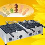 hot sale 6 fish in different model fish shape waffle baker with CE