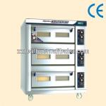 3 decks 6 trays gas oven with ISO CE approved manufacturer
