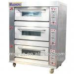 Gas operated deck oven