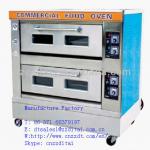 low price 2 layer 4 pan electric deck oven-