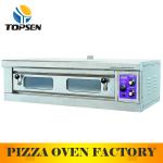 High quality Restaurant Pizza electric stone oven 2*15&#39;&#39;pizza equipment