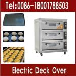 Shanghai electric deck baking oven price ( 3 decks 6 trays, MANUFACTURER LOW PRICE)