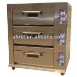 Stainless steel gas pizza oven