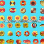 Latest double colors cookies shaping machine