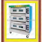 popular 3 layer 6 pan electric deck oven for industrial-