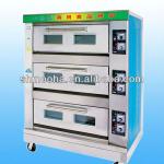 electric deck oven(3 deck 6 trays)/deck baking oven/bakery oven(CE,loowest price from factory)