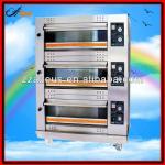 two floors four trays small gas deck oven