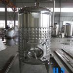 1000L Bright Tank with Dimple Jacket