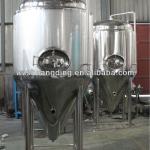 Jacketed conical beer fermenter