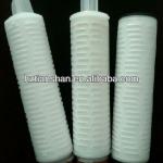 10 inch PES pleated filter cartridge for wine/beverage/juice/drinking water/spring water/ pure water making-