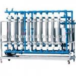 Hollow fiber filter for mineral water treatment