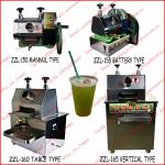 hand-stytle/vertical type/battery type/table type sugar cane juice machine-