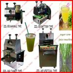 Hot selling hand-stytle/vertical type/battery type/table type sugar cane crusher-