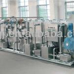 continuous low temperature spray sterilizing cooler and bottle warmer bottle manufacturing and filling bottl