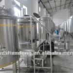 7BBL microbrewery equipment, 10Hl brewhouse, 1200l Mashkettle set up