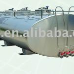 milk transport tank with insulation ability-