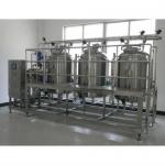 CIP cleaning system for beverage processing machinery-