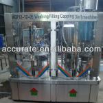 Automatic washing filling and capping three in one-