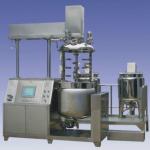 Hair color cream vacuum titling emulsifying homogenizer-