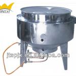 gas heating vertical stainless steel jacketed kettle