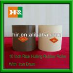 10 Inch Rice Milling Rubber Roller With Iron Drum Double Lion Brand