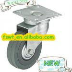 Gray Rubber Castor Wheel