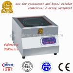 Stainless steel induction kitchen equipment